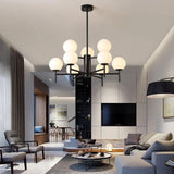 Multi-Light Spherical Glass Modern Chandelier - Clowas