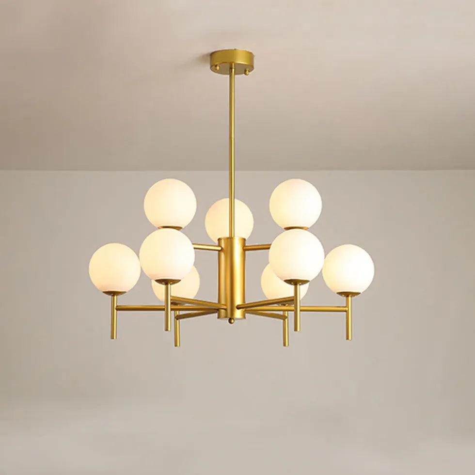 Multi-Light Spherical Glass Modern Chandelier - Clowas
