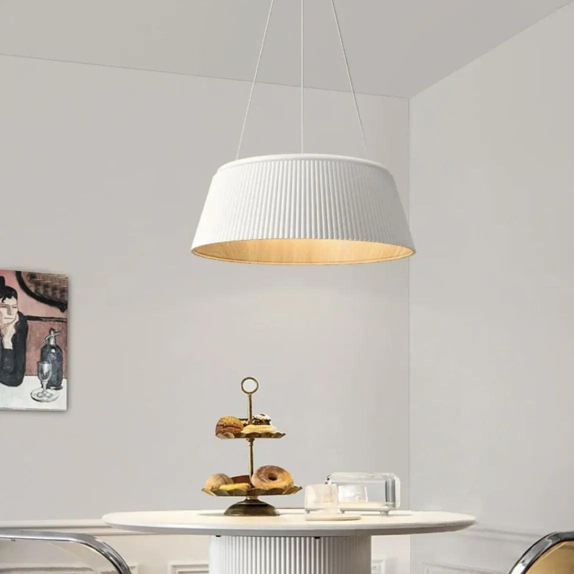 Vertical Texture Minimalist Round Modern Ceiling Light - Clowas