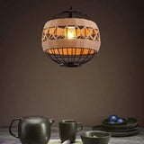 Spherical Cage Design Vintage Dining Room Pendant Light - Clowas