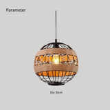 Spherical Cage Design Vintage Dining Room Pendant Light - Clowas