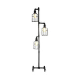 Three-Tier Lantern Design Industrial Floor Lamp - Clowas