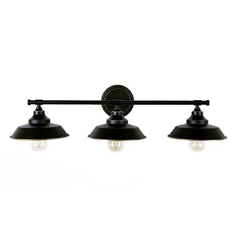 Bowl Shaped Vintage Black Wall Lamps - Clowas