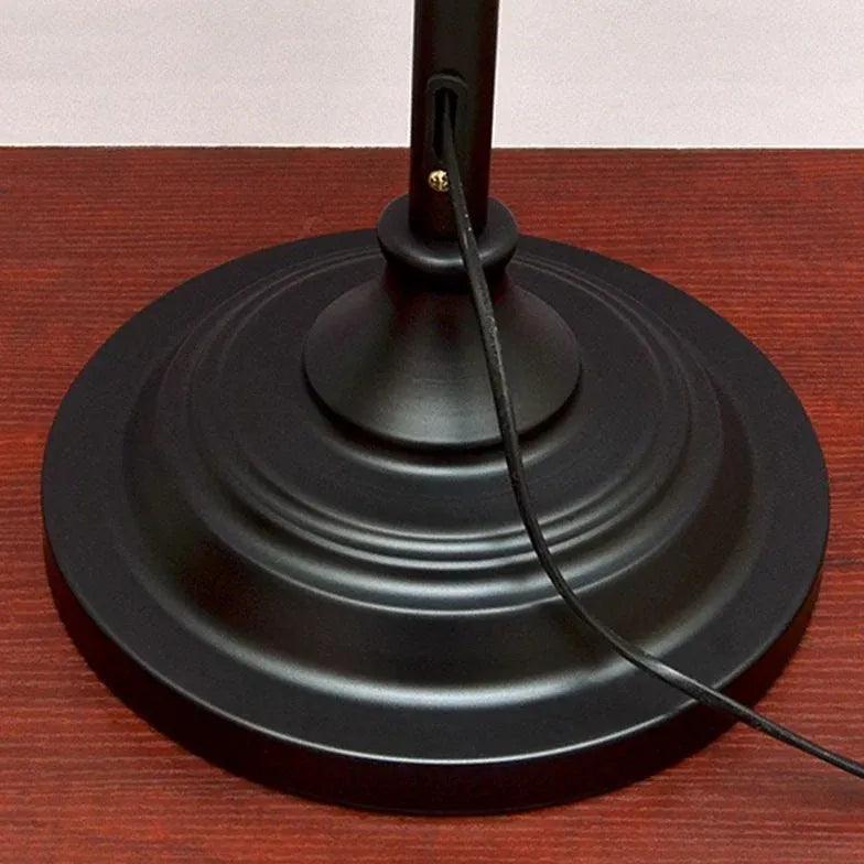 Black Lantern Style with Tray Floor Lamp - Clowas