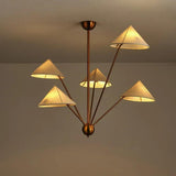 Multi-Arm Design Brass Living Room Chandelier - Clowas