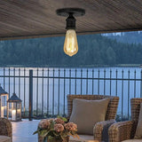 Exposed Bulb Design Recessed Industrial Ceiling Light - Clowas