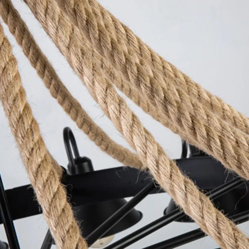 Wheel-Shaped Radiant Design Vintage Chandelier - Clowas