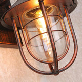 Corner Outdoor Lighting Black Glass - Clowas