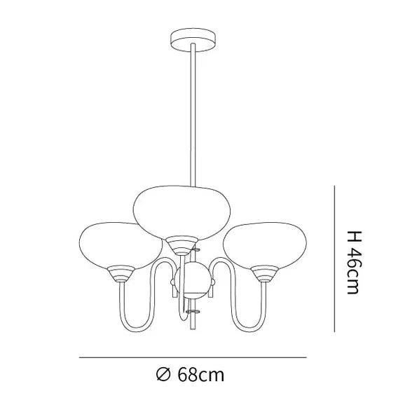 Milky White Glass Vintage Pendant Light - Clowas