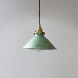 Textured Glass Lampshade Vintage Pendant Light - Clowas