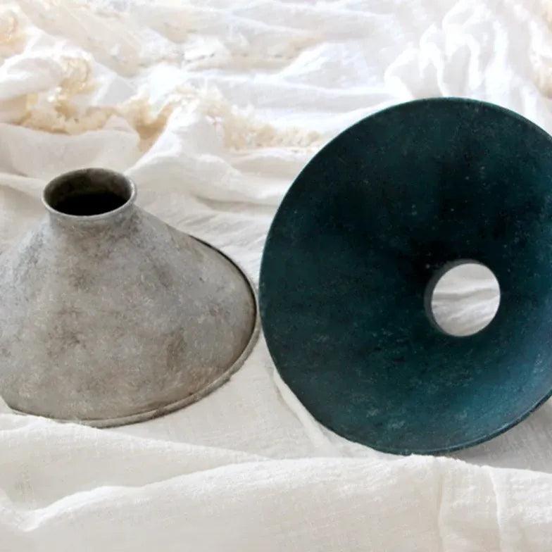 Textured Glass Lampshade Vintage Pendant Light - Clowas