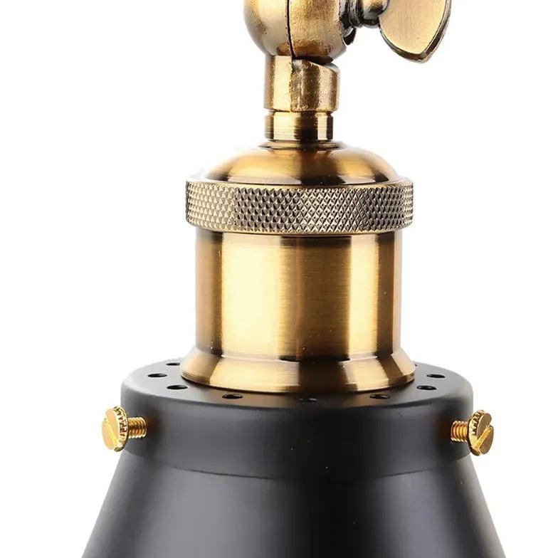 Cone Industrial Black Wall Lamps - Clowas