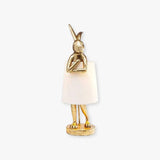White Rabbit-Shaped Modern Bedside Table Lamp - Clowas