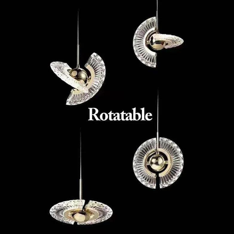 Angel Wings Shaped Crystal Pendant Light - Clowas