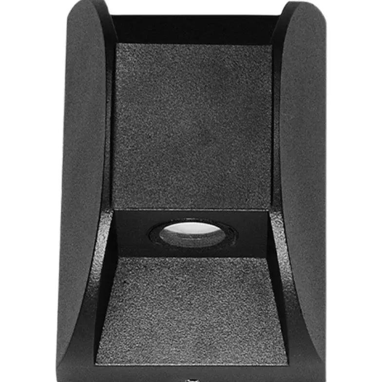Anthracite Rectangular Outdoor Up and Down Wall Lights - Clowas