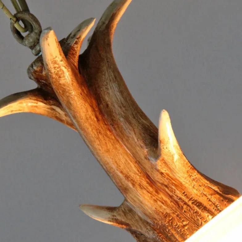 Antler-Inspired Design Rustic Wooden Vintage Chandelier - Clowas