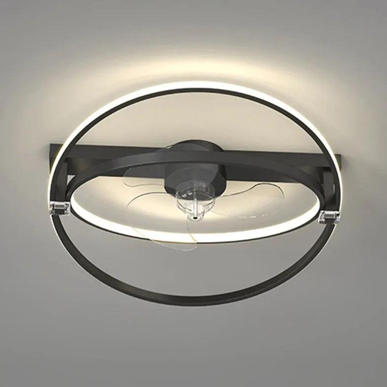 Flower-shaped Design LED Modern Ceiling Fan Light - Clowas