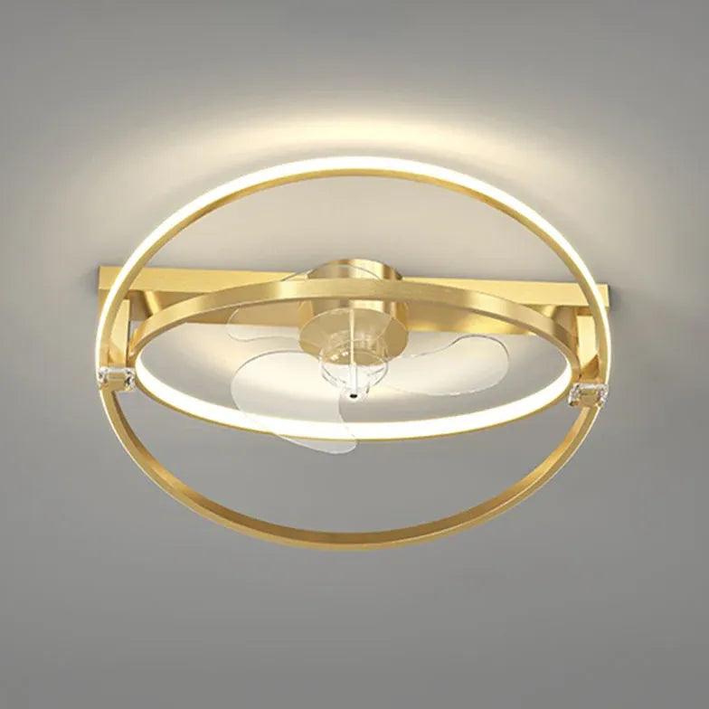 Flower-shaped Design LED Modern Ceiling Fan Light - Clowas