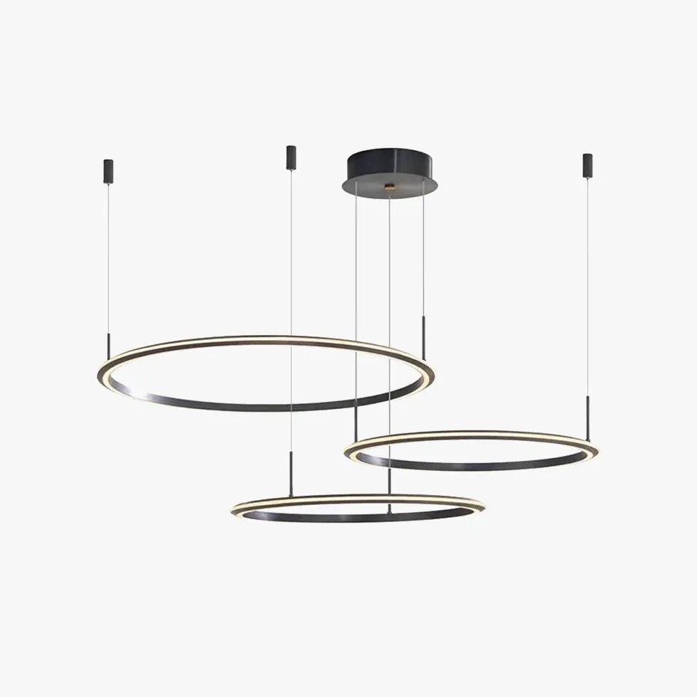 Single Ring Design Thin Wire Modern LED Pendant Light - Clowas