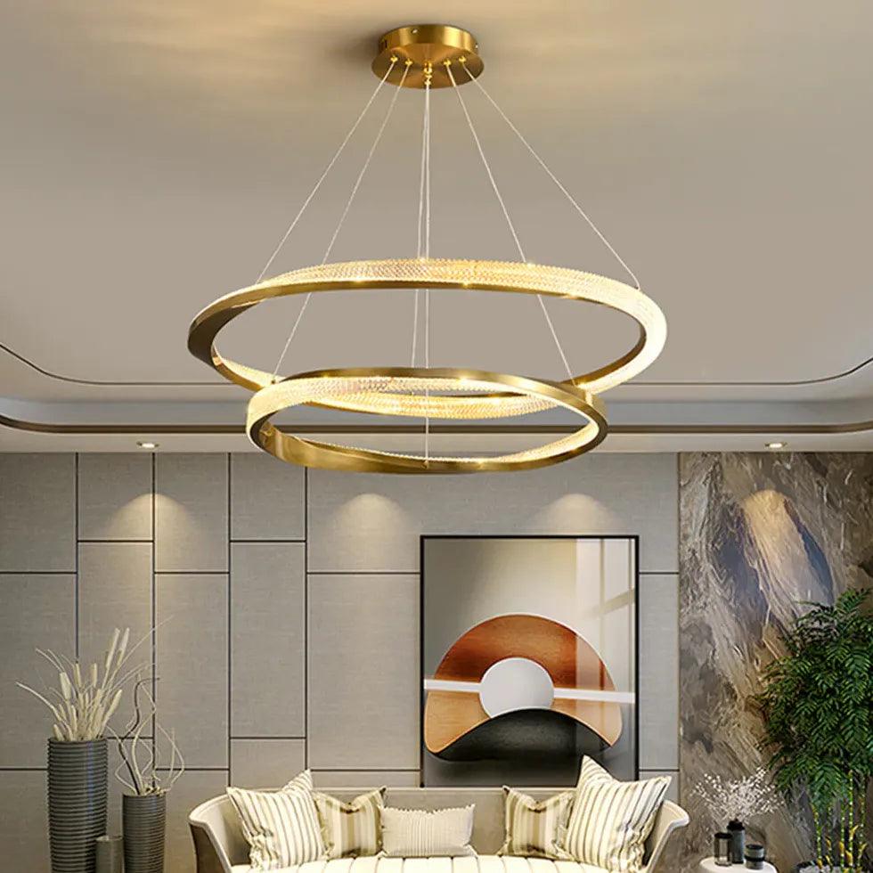 Round Design Modern Luxury LED Pendant Light - Clowas