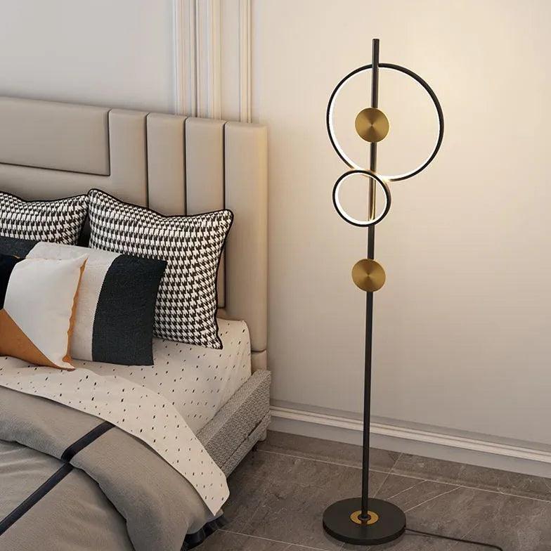Multi-Circle Metal Modern Floor Lamp - Clowas