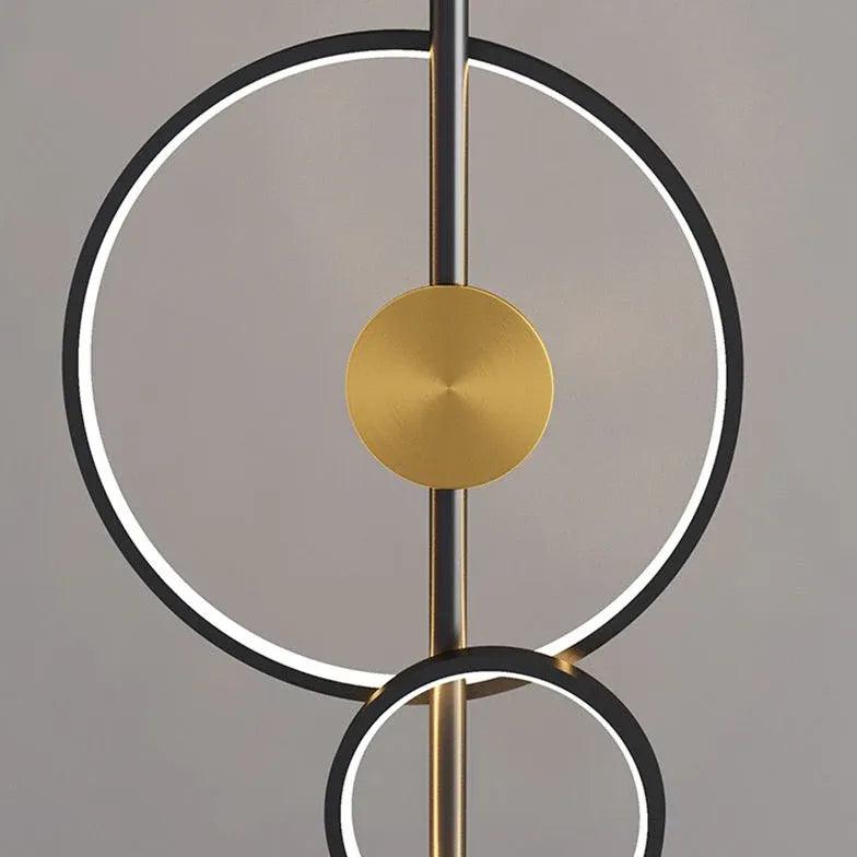 Multi-Circle Metal Modern Floor Lamp - Clowas