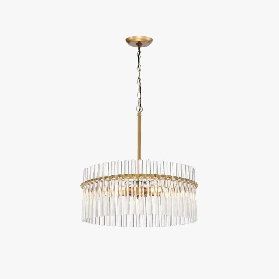 Ring Crystal Gold Living Room Pendant Light - Clowas