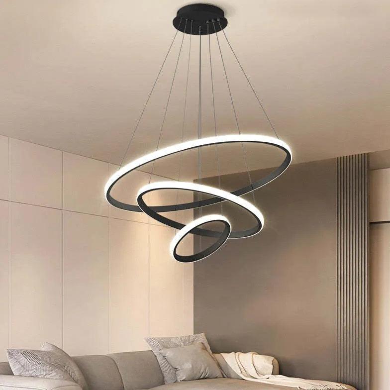 ring-shaped led modern pendant light - Clowas