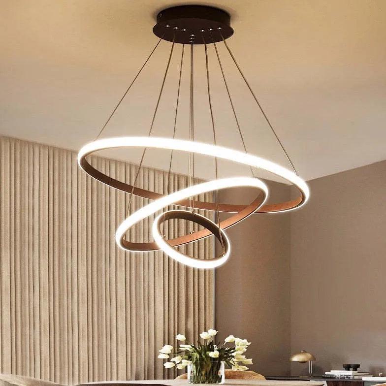 ring-shaped led modern pendant light - Clowas