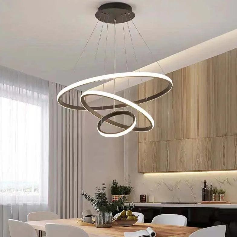 ring-shaped led modern pendant light - Clowas