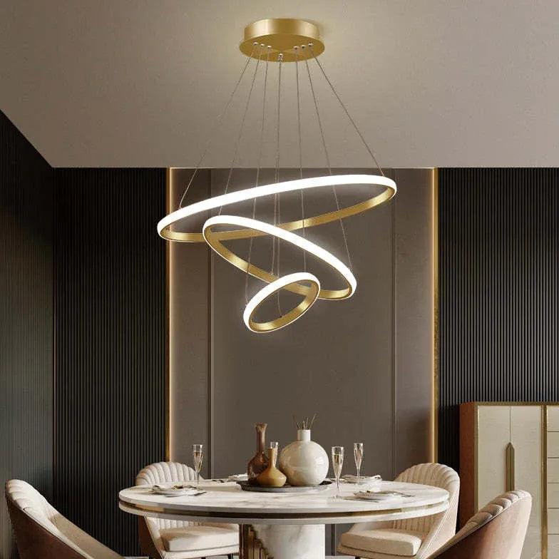 ring-shaped led modern pendant light - Clowas