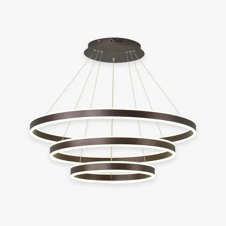 Multi-Layer Ring Lighting Modern LED Pendant Light - Clowas