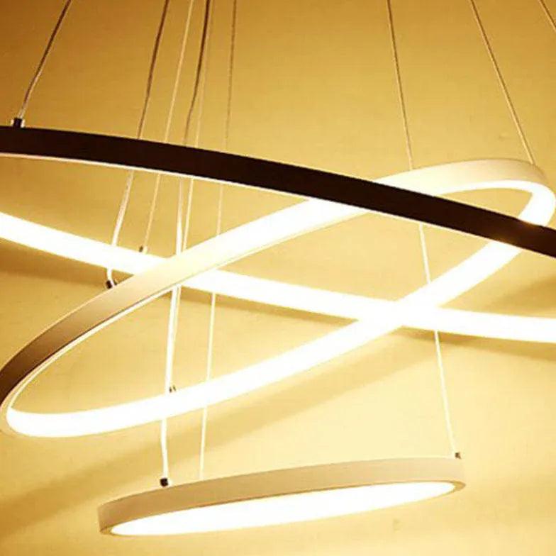 Multi-Layer Ring Design Modern LED Pendant Light - Clowas