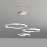 Ring-shaped Metal Acrylic LED Living Room Pendant Light - Clowas