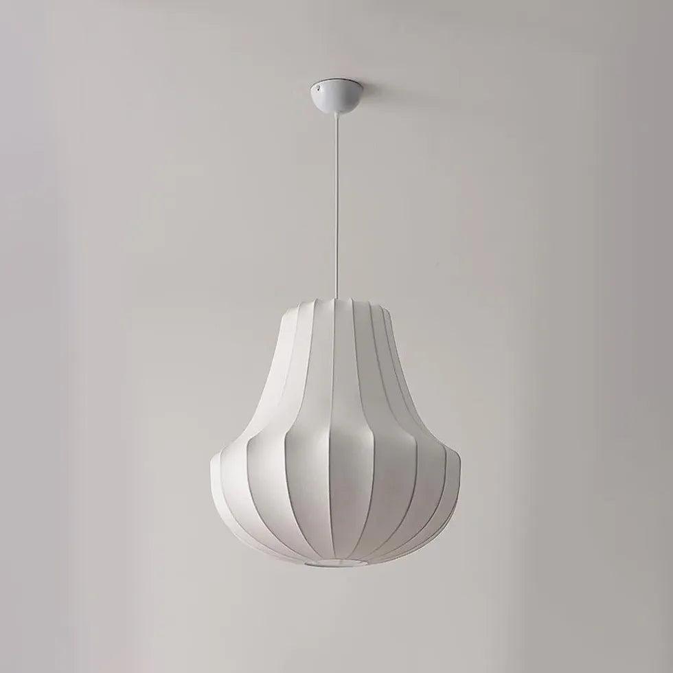 Wabi Sabi Silk Modern White Pendant Lights