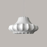Wabi Sabi Silk Modern White Pendant Lights
