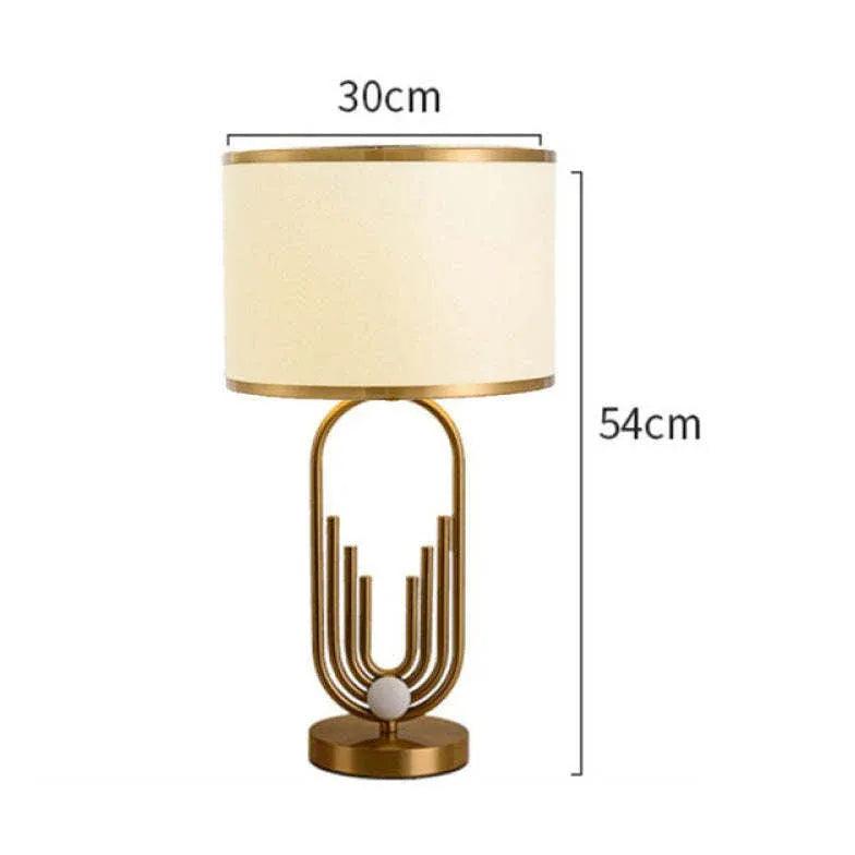 Cylindrical Landscape Pattern Artistic Table Lamp - Clowas