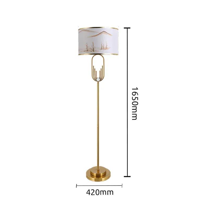 Cylindrical Landscape Pattern Artistic Table Lamp - Clowas