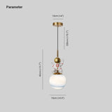 Astronaut Planet Ball Bedroom Pendant Light - Clowas