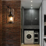Wooden Lantern Vintage Wall Lights - Clowas