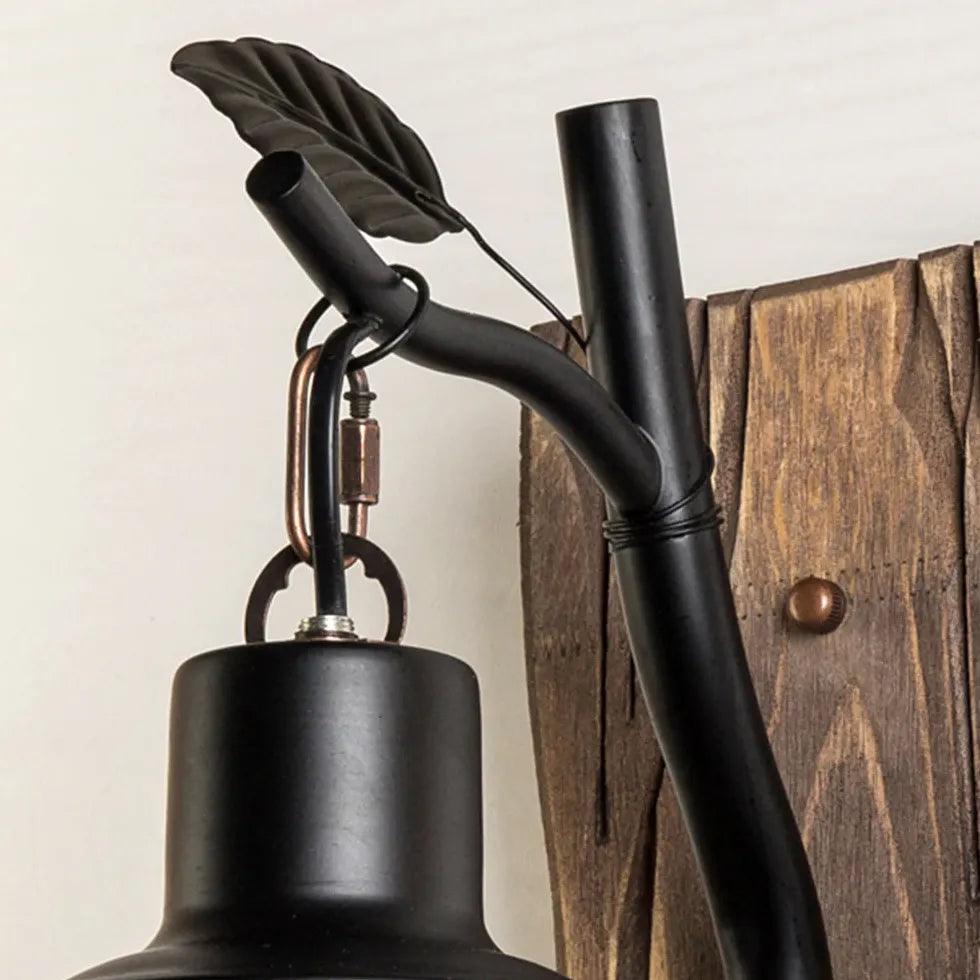 Wooden Lantern Vintage Wall Lights - Clowas