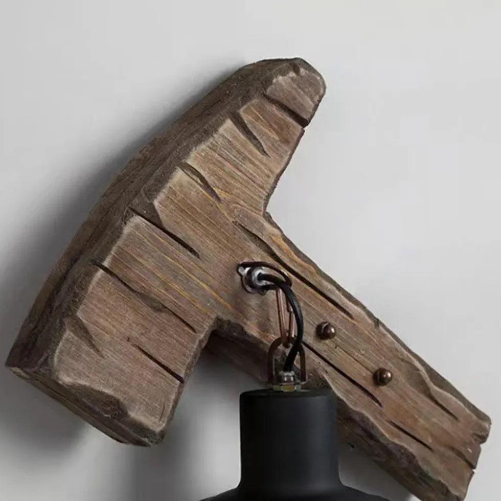Hammer Pine Wood countryside Vintage Wall Lights - Clowas