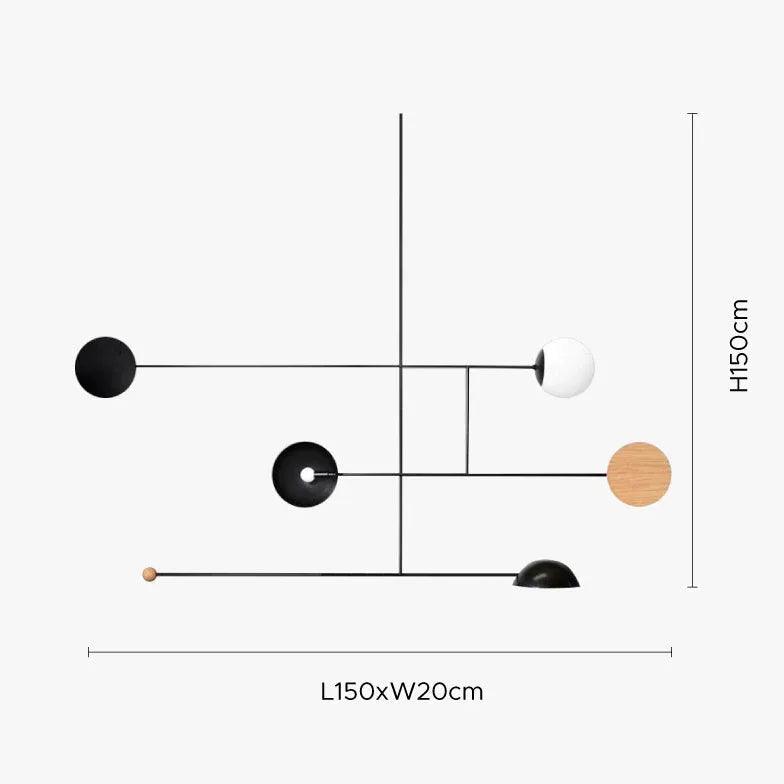 Multi-head Creative Modern Living Room Pendant Light - Clowas