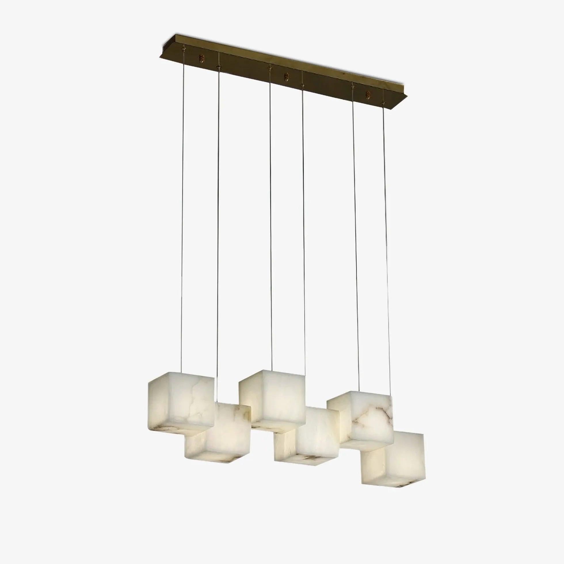 Geometric Cube Modern LED Dining Room Pendant Light - Clowas