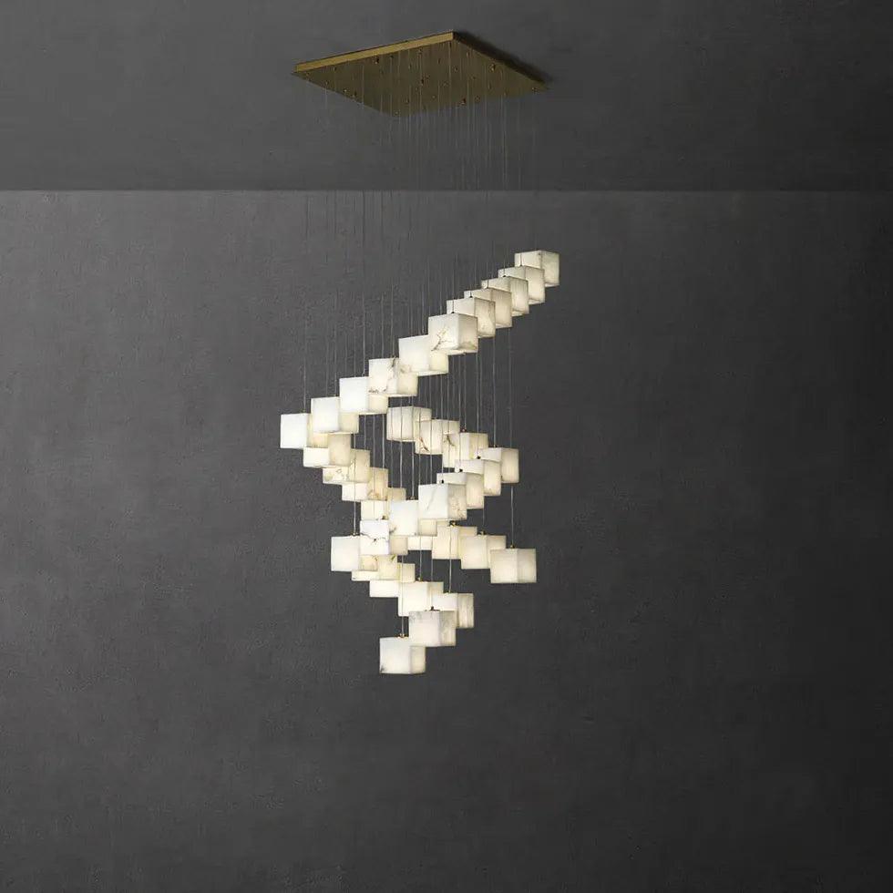 Geometric Cube Modern LED Dining Room Pendant Light - Clowas