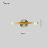 Double Globe Dimmable Gold Wall Lights - Clowas