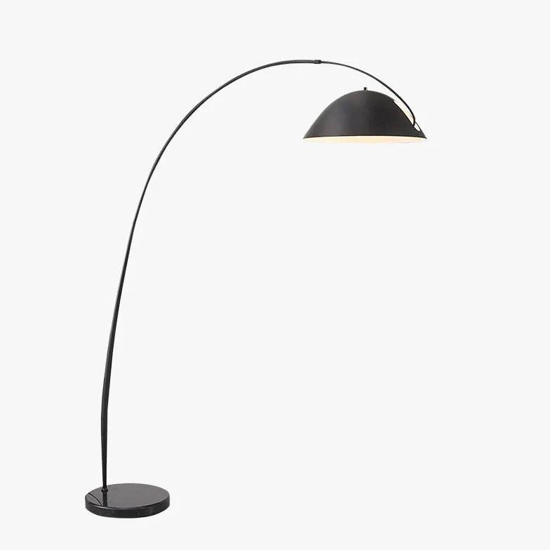 Arched Floor Lamp with Black Hanging Shade - Clowas