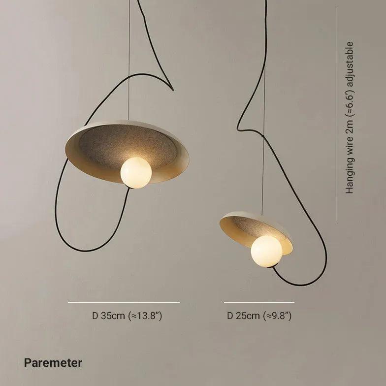 Hanging Long-Line Design Modern Bedroom Pendant Light - Clowas