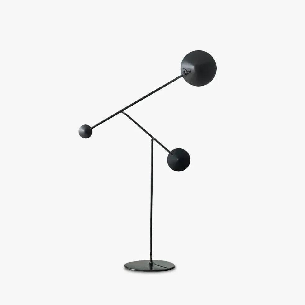 Round Shade Multi-Arm Industrial Floor Lamp - Clowas