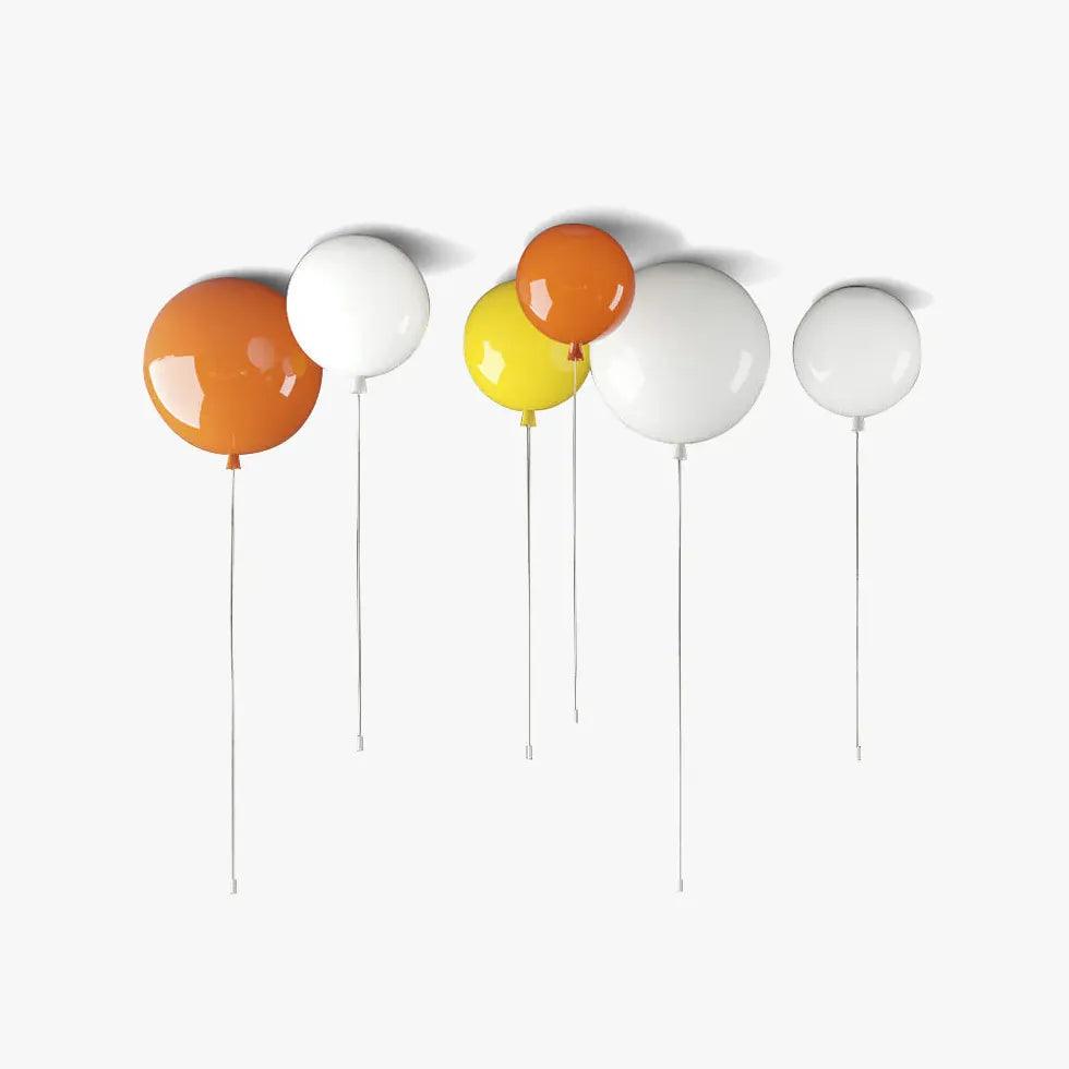 Balloons Multicolor Bedroom Modern Flush Ceiling Lights - Clowas